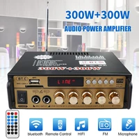 800w 220v hifi bluetooth amplifier digital subwoofer aux input usb sd home theater amplifiers audio processor power amplifier