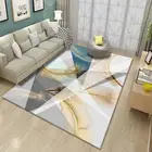 Противоскользящий ковер с геометрическим рисунком, декоративные коврики для гостиной, спальни, прикроватного эркера, дивана, пола
