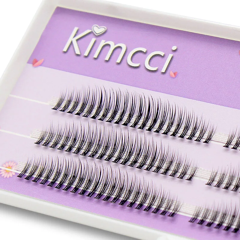 Kimcci 120 шт C/D/DD локон натуральный 3D наращивание ресниц 8-12 мм микс длина норковые ресницы Макияж Накладные накладные ресницы Прививка ресницы