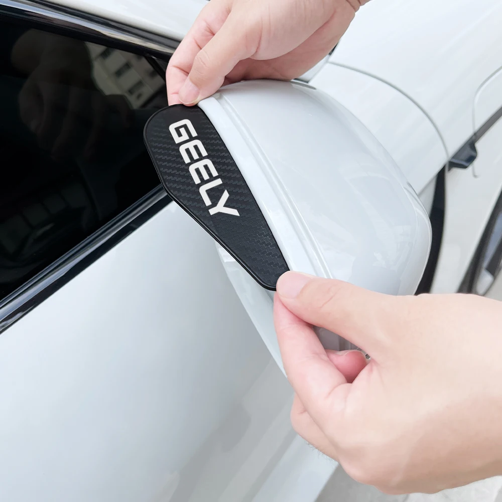 Гибкий чехол для зеркала заднего вида из ПВХ дождезащитная Накладка GEELY GC6 GC9 LC