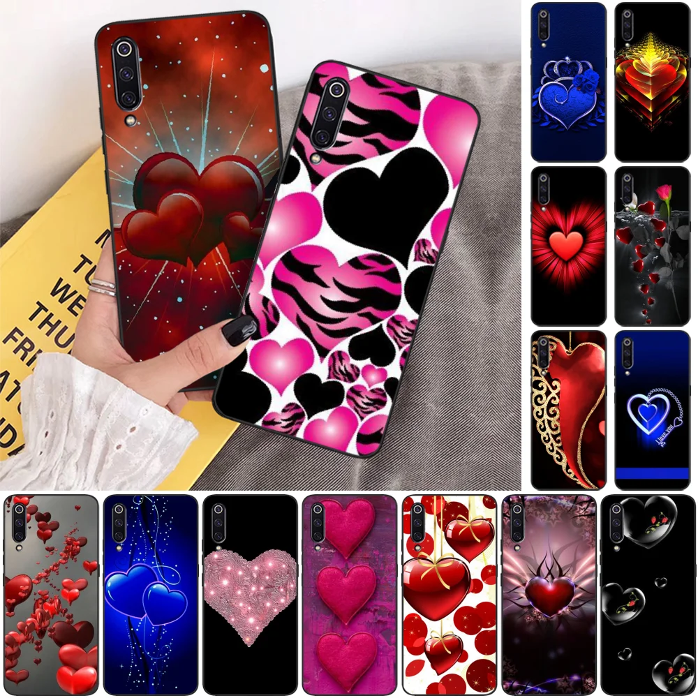 BaweiTE 3D Love Heart Customer высококачественный чехол для телефона Xiaomi 8 9 se 5X Redmi 6pro 6A 4X 7 5plus note