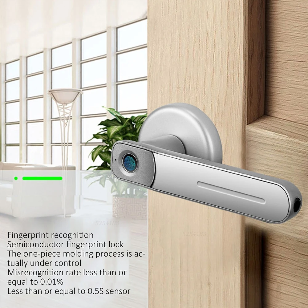 Умный Цифровой Дверной замок из цинкового сплава с защитой от