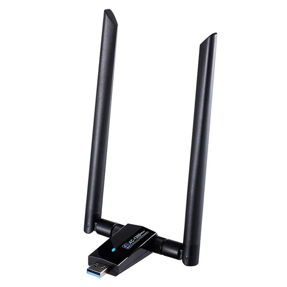 

Беспроводная сетевая карта Mini Portable AC 1200M USB 3,0 2,4G/5,8G двухдиапазонный WiFi гигабитный приемник передатчик для ПК ноутбука часть