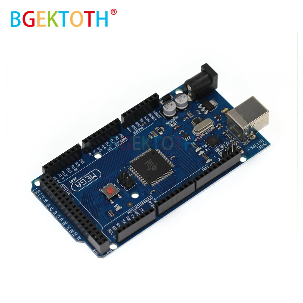 1pcs Mega 2560 R3 Mega2560 REV3 ATmega2560-16AU ATMEGA16U2-MU Board + USB Cable compatible | Инструменты