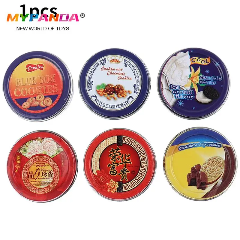 

1 шт. миниатюрное печенье для кукольного домика, миниатюрная коробка для шоколадных закусок, ролевая игра, еда для кукольного домика, кухонн...