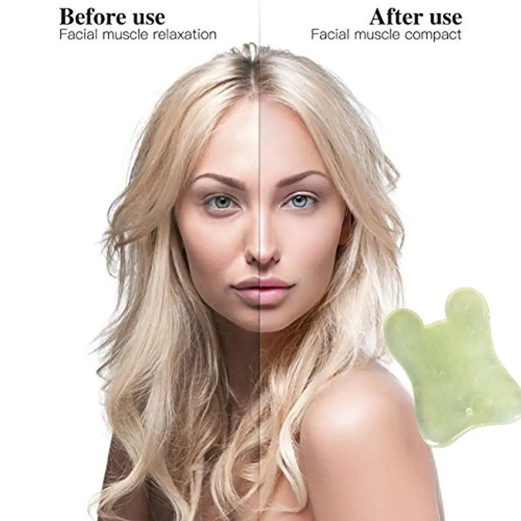 Натуральный нефритовый валик гуа-Ша массаж инструмент камень доска для резки