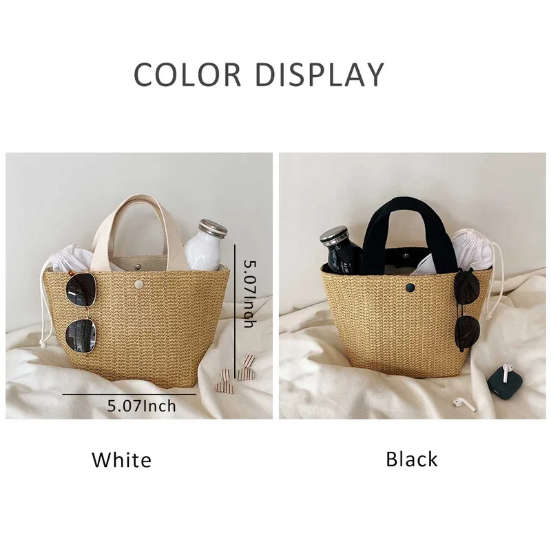 Лидер продаж вместительные соломенные сумки женская плетеная корзина ручной