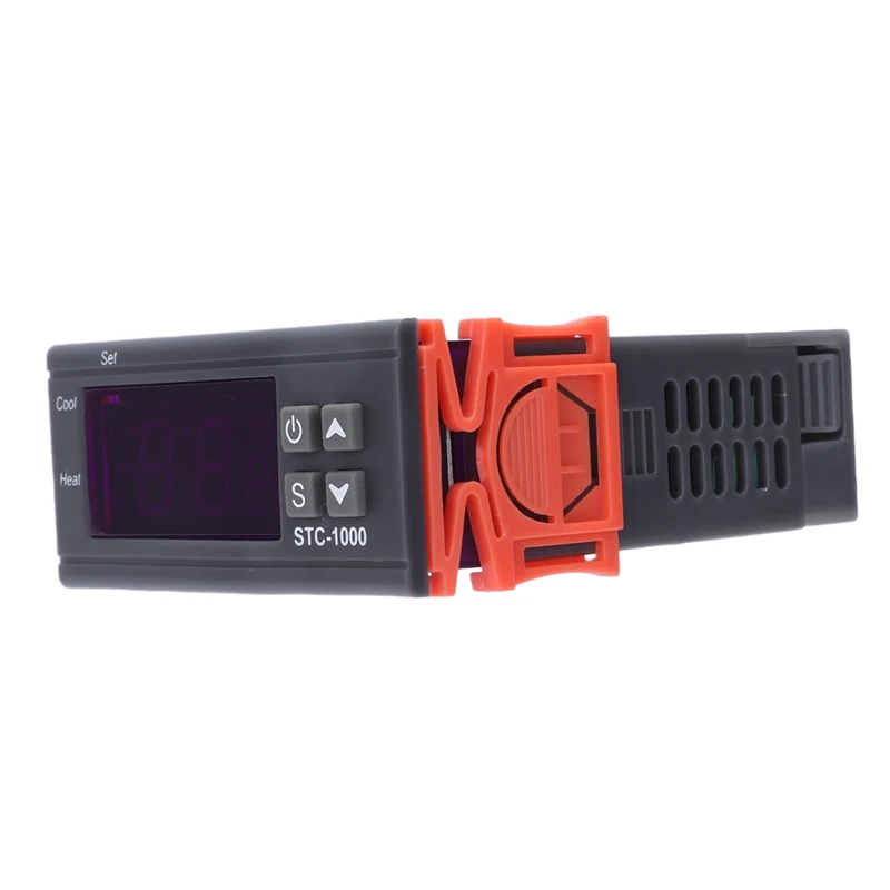 220V Цифровой STC 1000 Температура термостат регулятор + Сенсор зонд|Приборы для