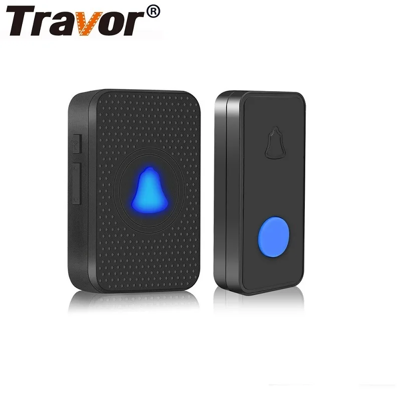 Водонепроницаемый дверной звонок домашний bel 120 м удаленный со светодиодной