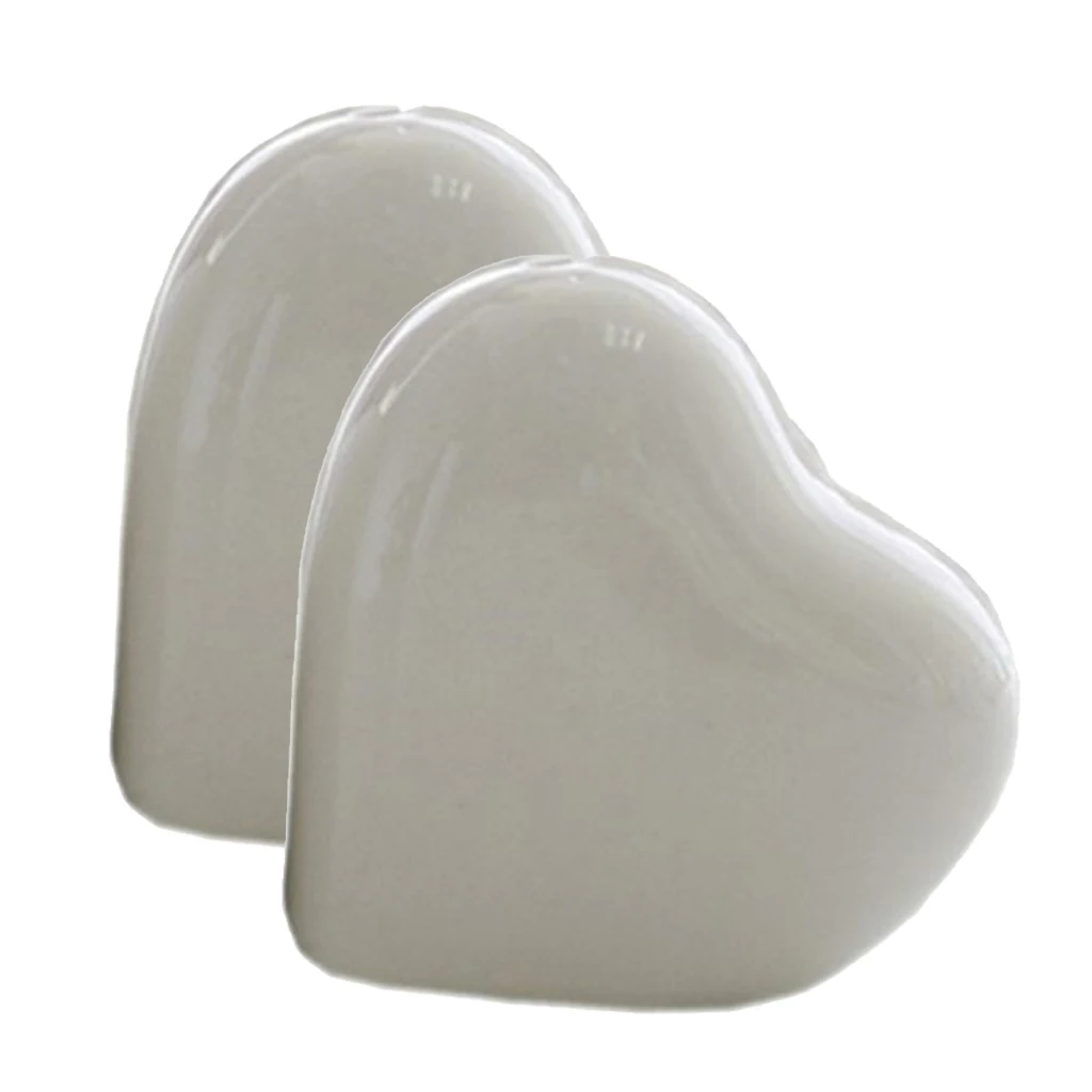 Керамические подставки для специй шейкеры соли и перца в форме сердца Дня