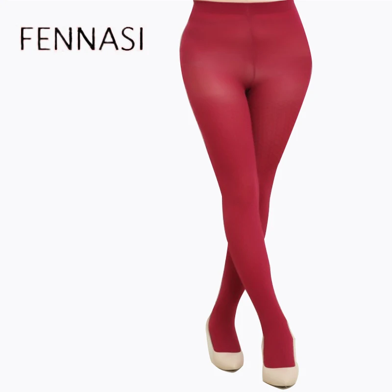 FENNASI Winter Sticky Women Pantyhose Lady Anti-Hook Sexy Breathable Comfortable Slim Cute Diamond Pattern Warm Women's Tights | Женская