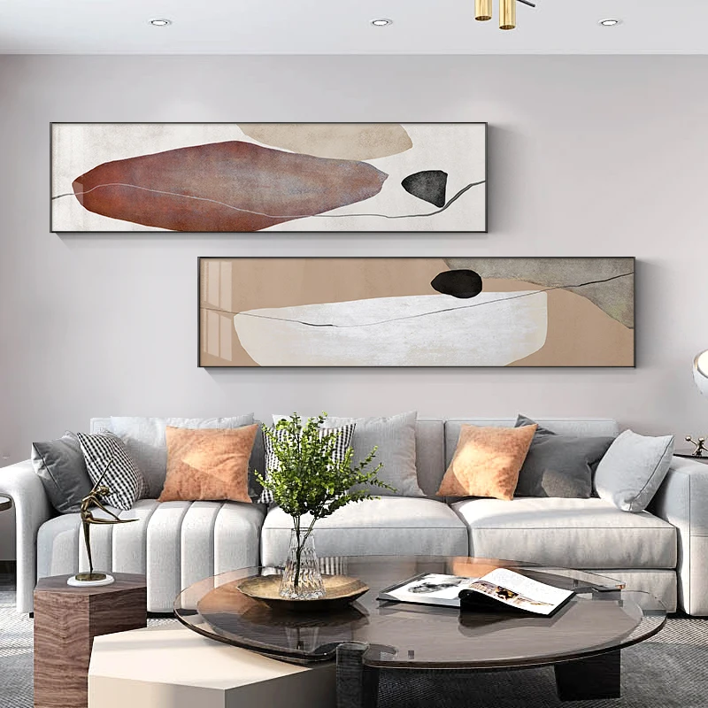 

Abstract Warm Color Block Posters Bedside Painting Canvas Home Decoration Modern Wall Art Picture Living Bed Room Interior Decor