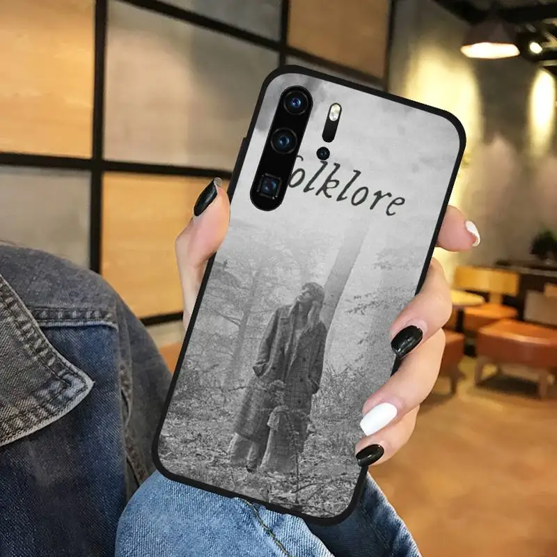 

Folklore Taylor Alison Swift Phone Case For Huawei P9 P10 P20 P30 Pro Lite smart Mate 10 Lite 20 Y5 Y6 Y7 2018 2019