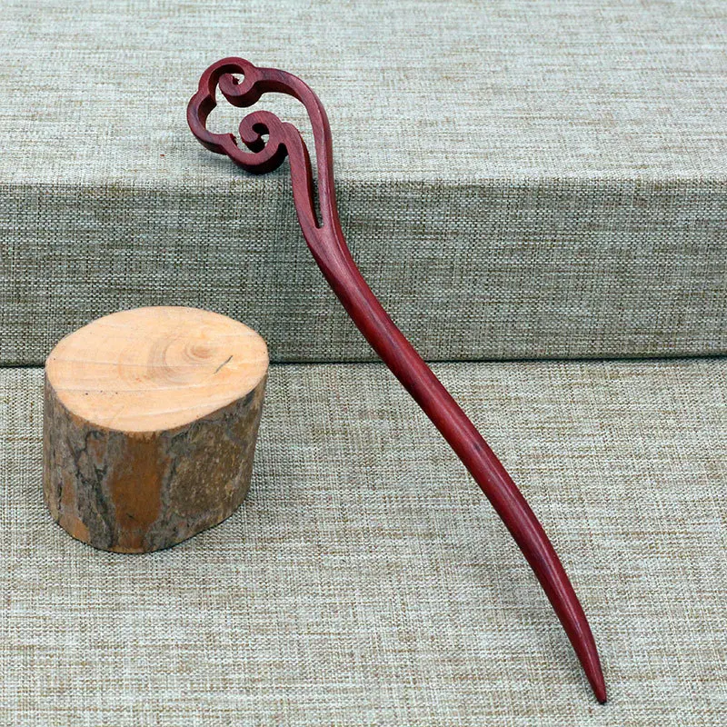 Китайская шпилька для волос винтажная деревянная головной убор Элегантные