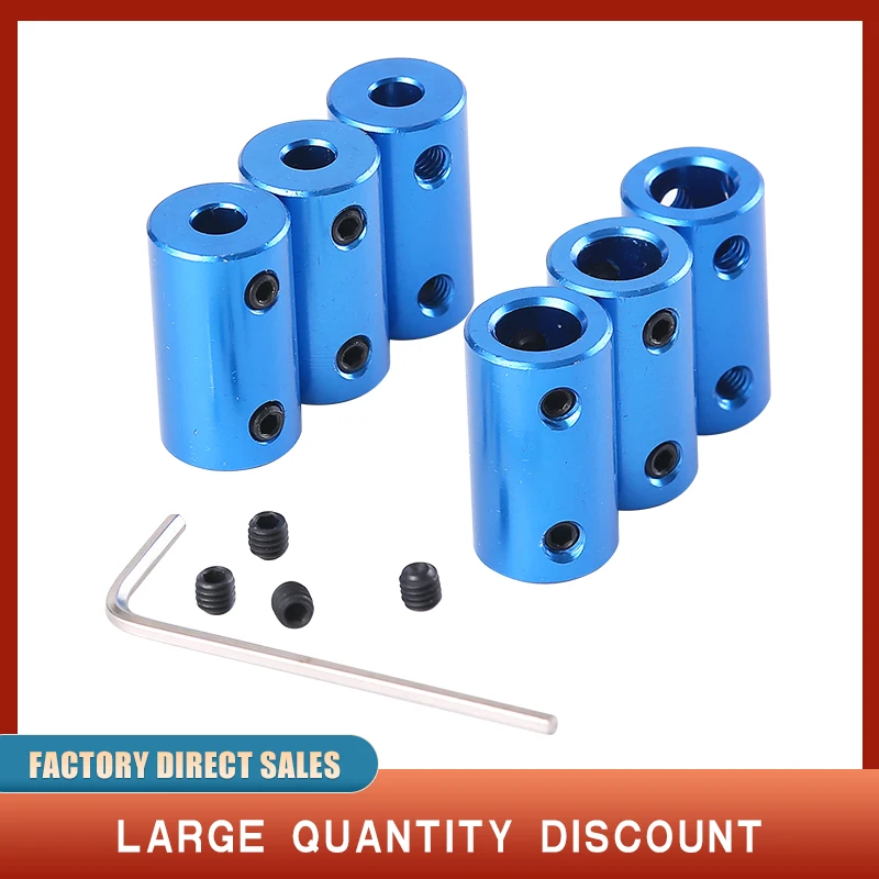 D14L25 муфта из алюминиевого сплава с отверстием 3*5 мм 4*6 5*8 деталь для 3d-печати