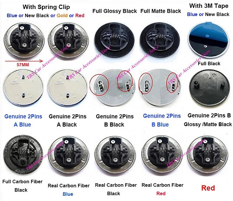 2 штифта или пружинный зажим 57 мм синие черные красные из углеродного волокна
