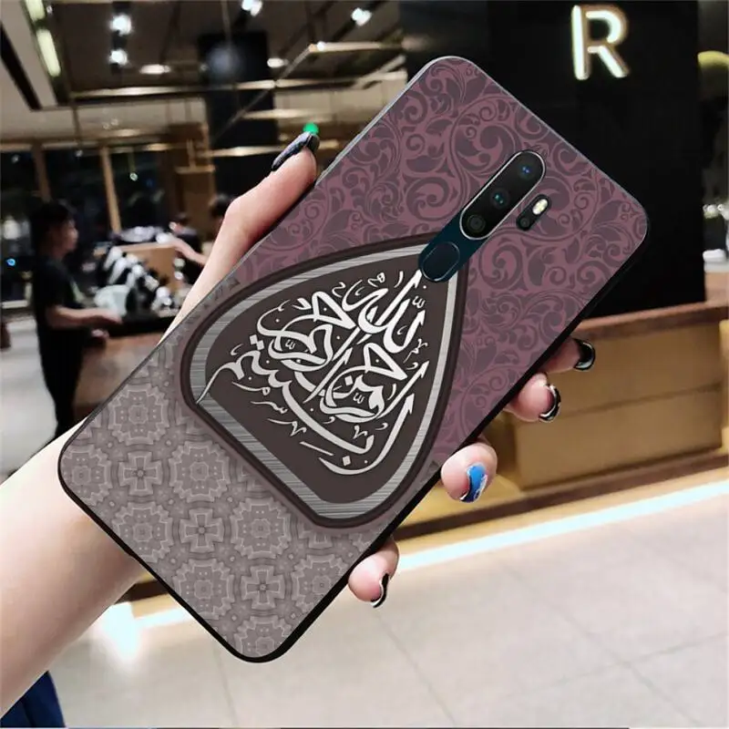 Muslim Islam Allah Newly Arrived Black Cell Phone Case For Oppo A5 A9 2020 Reno2 z Renoace 3pro Realme5Pro | Мобильные телефоны и