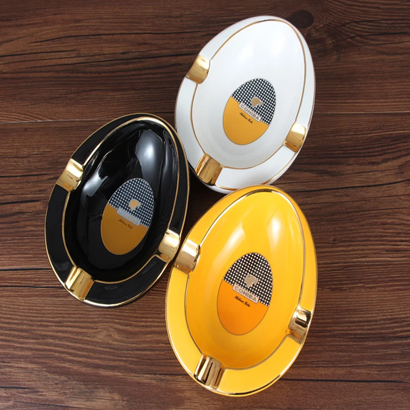 Металлическая пепельница аксессуары для сигар круглый 3 держатель сигарета