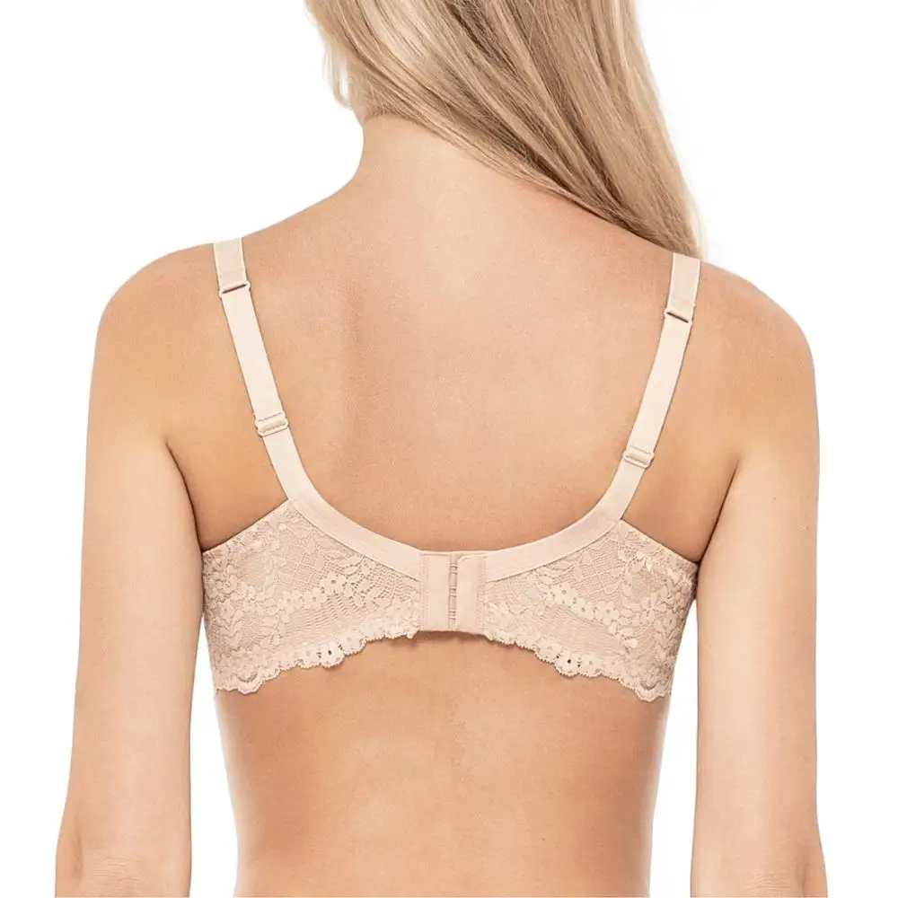 Wingslove Floral Lace Bras For Women Plus Size Underwire Lingerie Push Up Bralette 36C-44DD