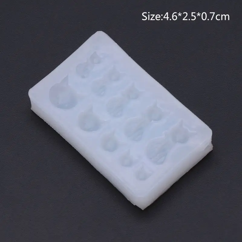 4 Силиконовые формы DIY кристалл ювелирных изделий инструмент для ногтей красоты эпоксидной смолы милый медведь - Цвет: 4