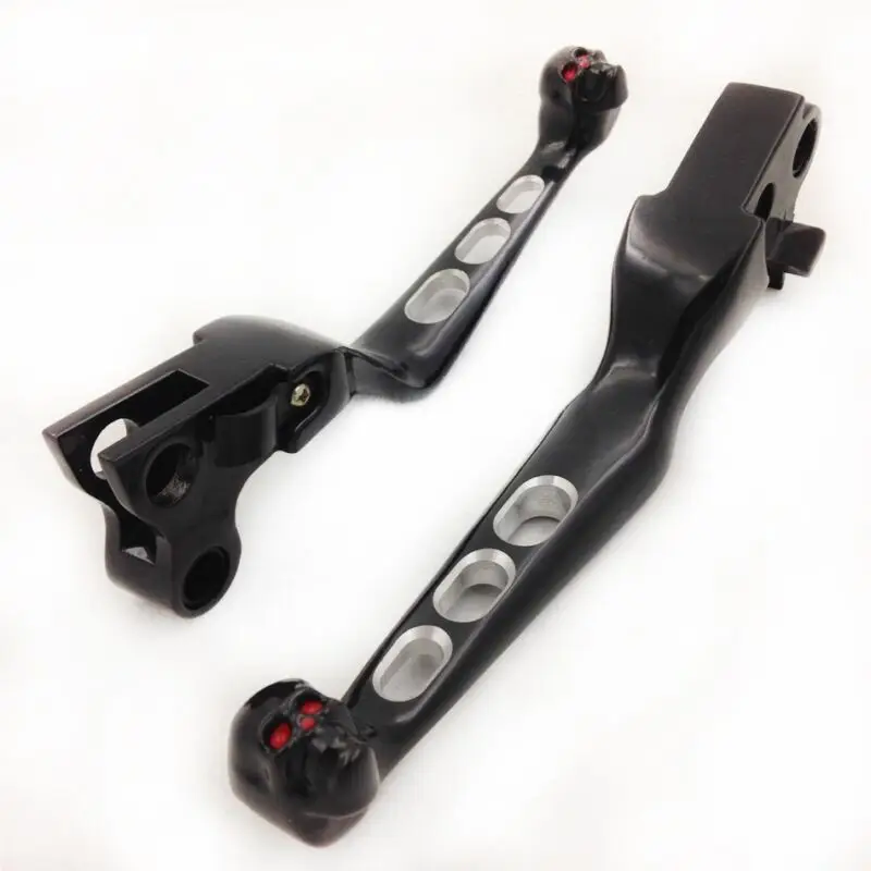 Пара левой и правой высокое качество ЧПУ Алюминий череп Ручки ручного тормоза