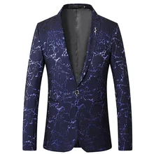 Chaqueta de moda para hombre, traje informal ajustado para novio, traje de boda, fiesta de graduación, Otoño, 2021 (3)