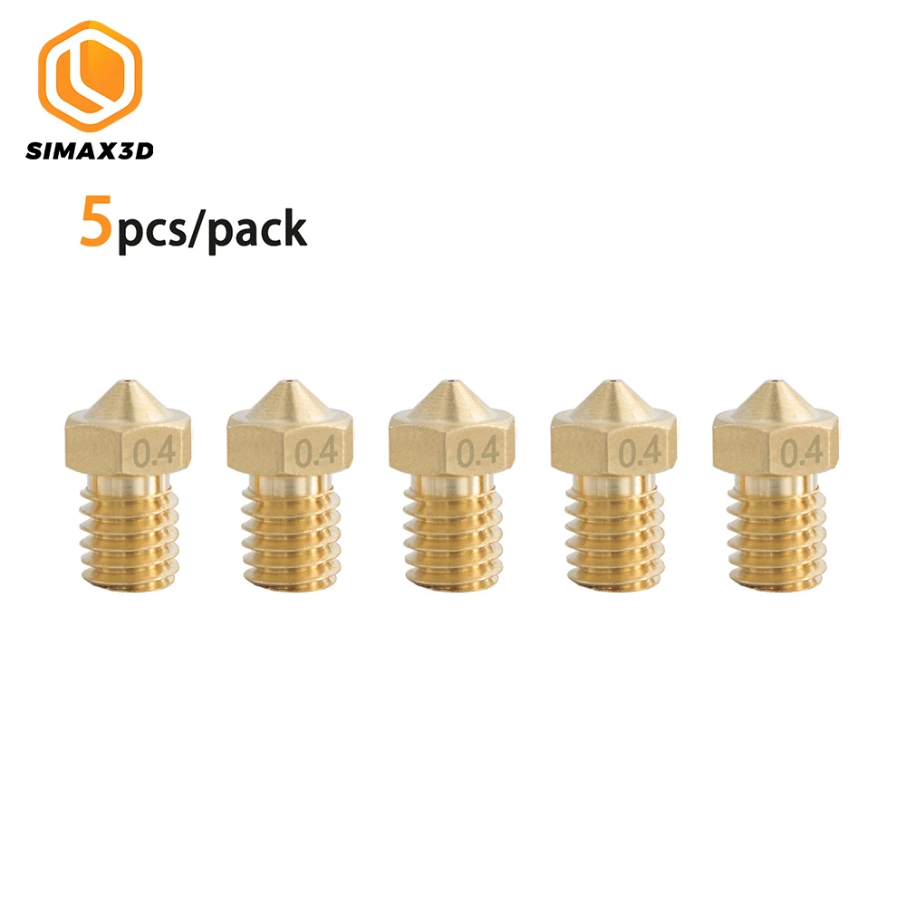 SIMAX3D 5pac MK8 насадки комплекты латунь экструдер 3D принтеры наборы колпачок