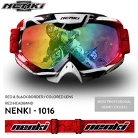 nenki motocross off road goggles dirt bike atv downhill dh mx replaceable lens motorcycle racing eyewear ski snowboard glasses