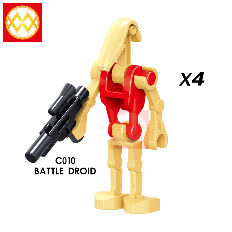 WM411 Scout Troopers Одиночная распродажа Дарт Реван йода красная гвардия Дарт набор Вейдера строительные блоки модели Кирпичи Игрушки - Цвет: Лиловый