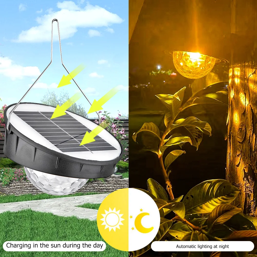 

LED Solar Lawn Yard Light Wall Lamp Chandelier Sensor IP65 Waterproof Outdoor Energy Saving Lighting 3 Modes Installation Lamp