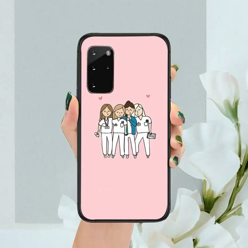 

Cartoon doctor Nurse angel Phone Case funda coque cover For Samsung Galaxy note A 21s 31 50 51 71 30 20 10plus S 10 9 20 J4 2018