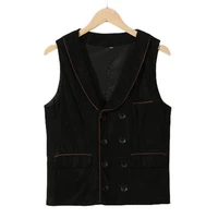 trendy men vest classic outwear colorfast men vest waistcoat vest