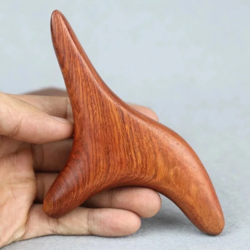 Деревянный массажер для тела ног шеи расслабления кровообращения треугольный