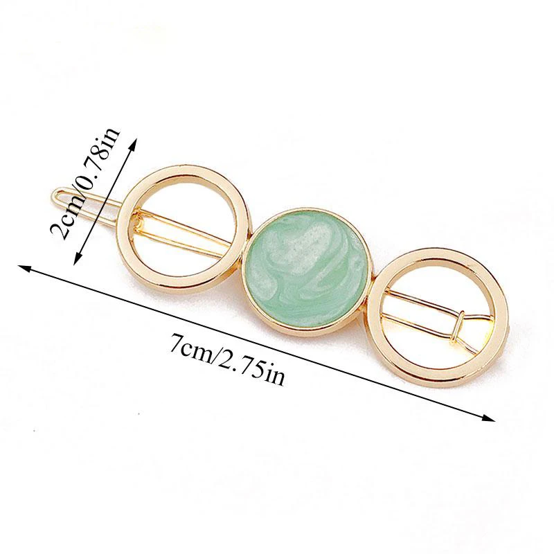 

Gold Color Hairpin For Women Round Star Infinite Hair Clips Bridal 2020 New Fashion Korea Hair Accessories For Women Girls