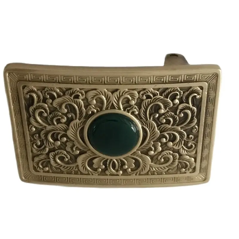 

Пряжка для ремня Мужская/женская с резьбовым узором, латунный ремень с металлической пряжкой в ковбойском стиле, аксессуары для джинсов, по...