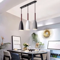modern 3 pendant lighting nordic minimalist pendant lights over dining table kitchen island hanging lamps dining room lights e27