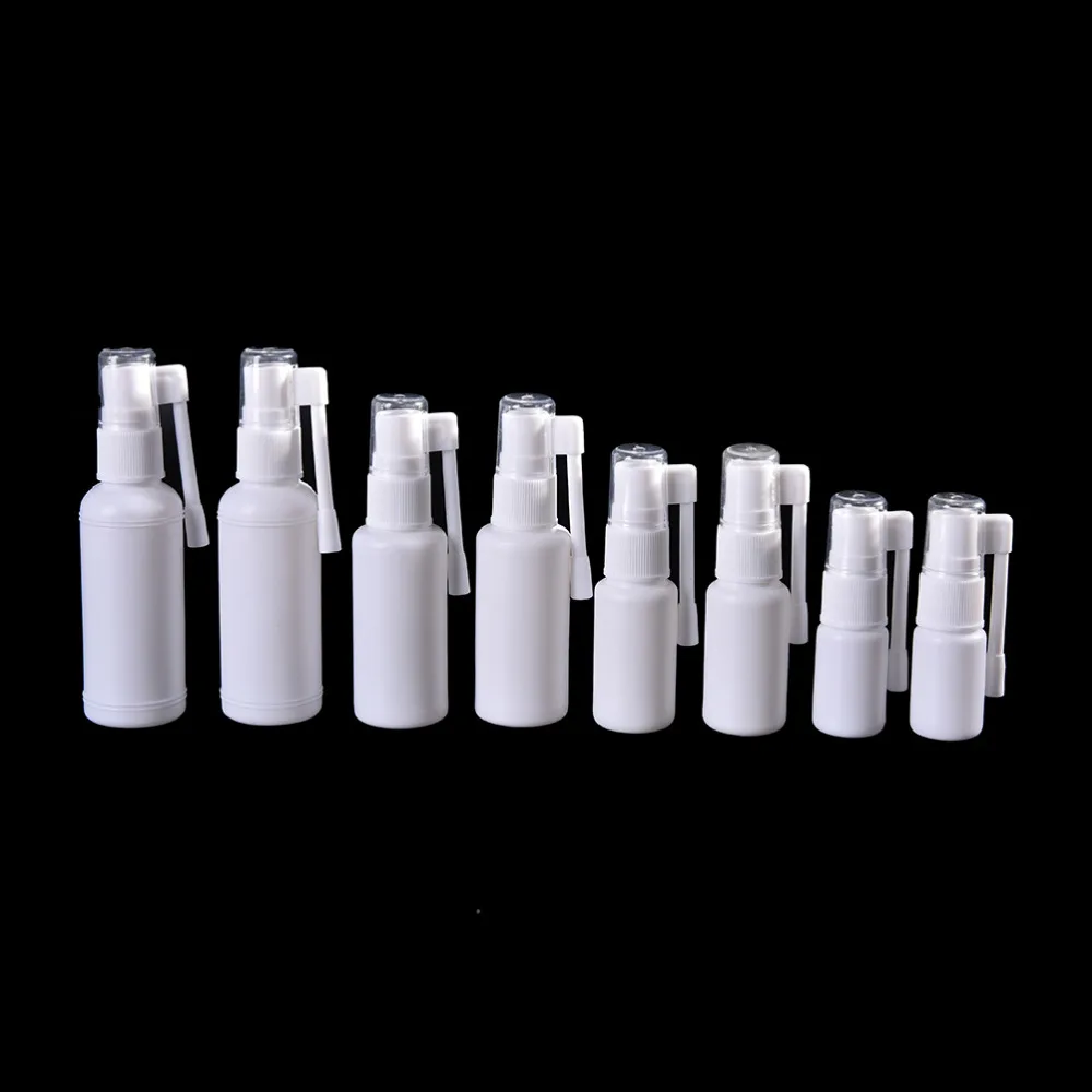 

1pc 10ml 20ml 30ml empty Oral Spray Bottle Applicators Rocker Spray Medical Spray Plastic PET Bottle refillable perfume atomizer