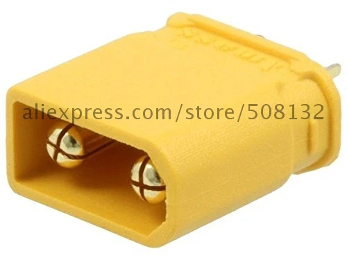 Amass XT30U (XT30 Upgrade) штекерные гнездовые разъемы питания для радиоуправляемых FPV Lipo