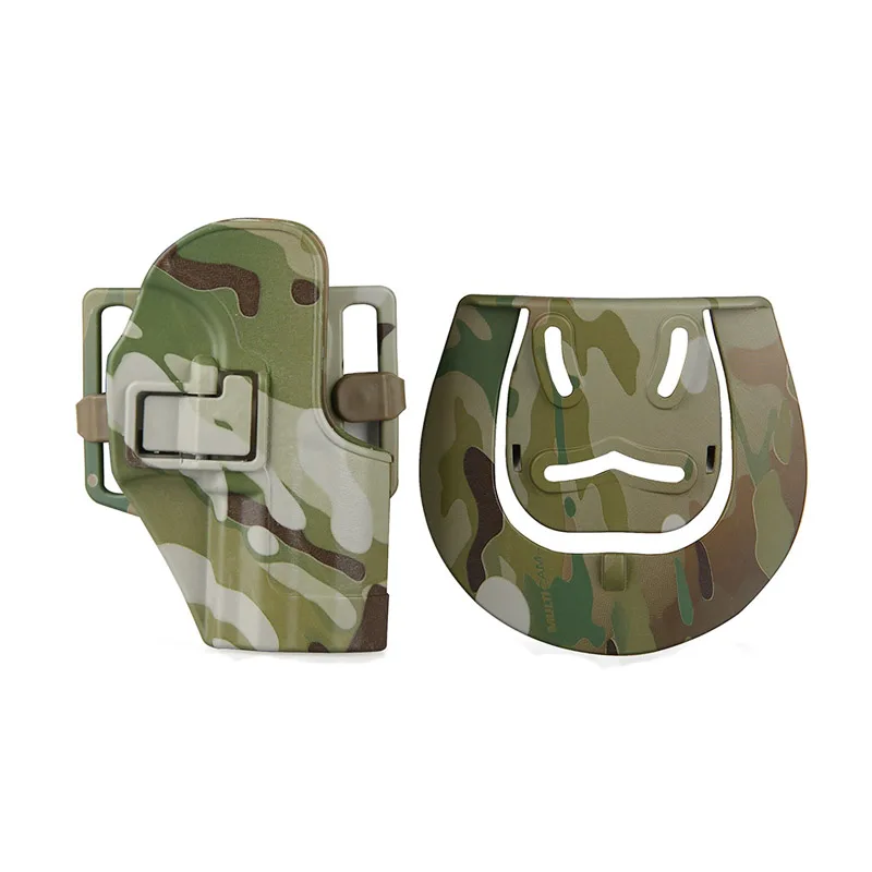 

Tactical Camouflage Right Hand CQC Gun Holster Pistol Waist Holster For USP Military Combat Airsoft Gun Case Belt Loop