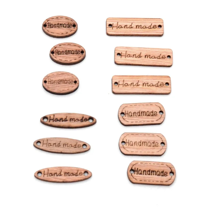 Рукоделие DIY 10/20 шт. деревянные картины Ручная работа с 2 отверстиями пуговицы для