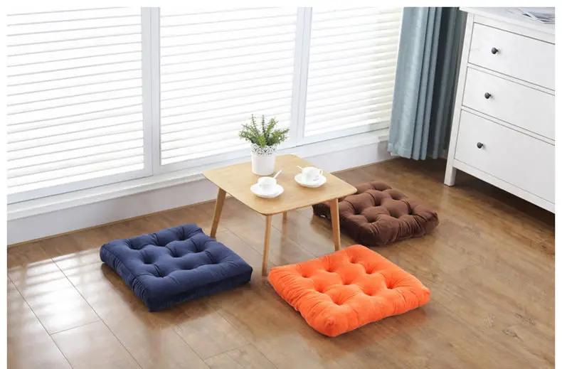 Квадратном каблуке утепленные сиденье Подушка для сидения Карамельный цвет