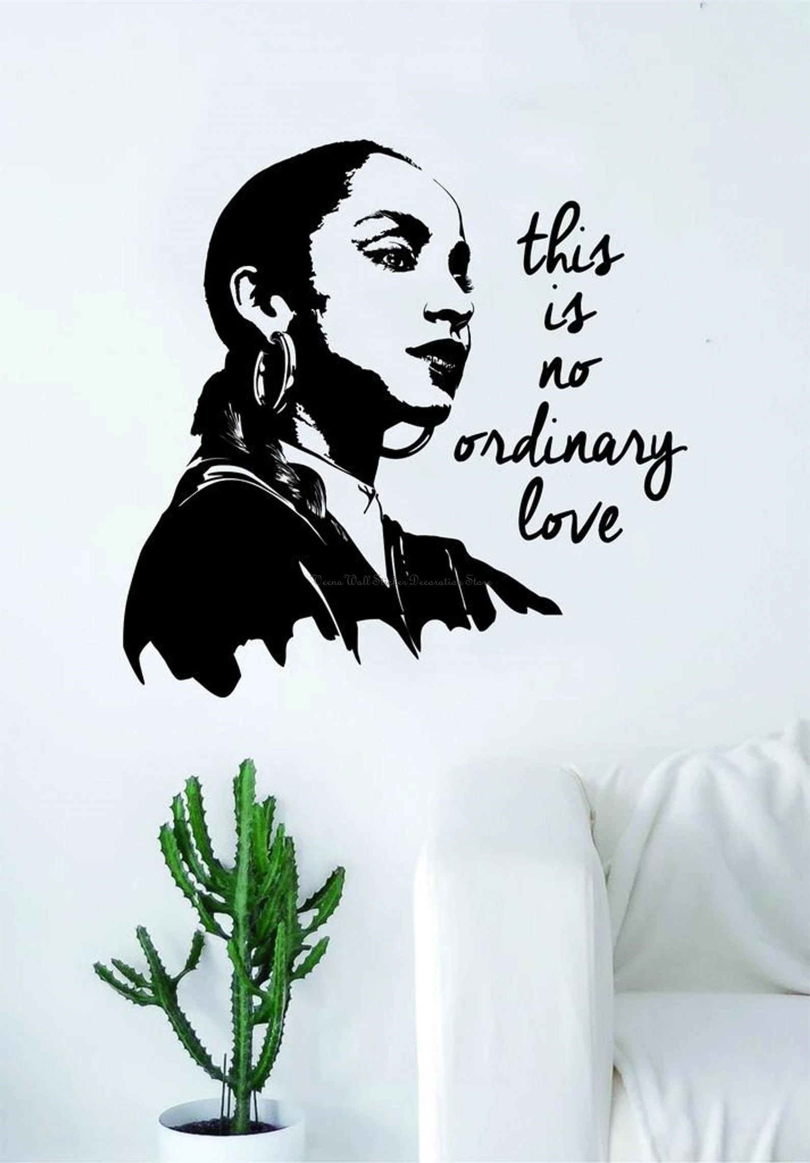 Любовь Наклейка на стену с цитатами Rap в стиле хип хоп изображениями музыкальной