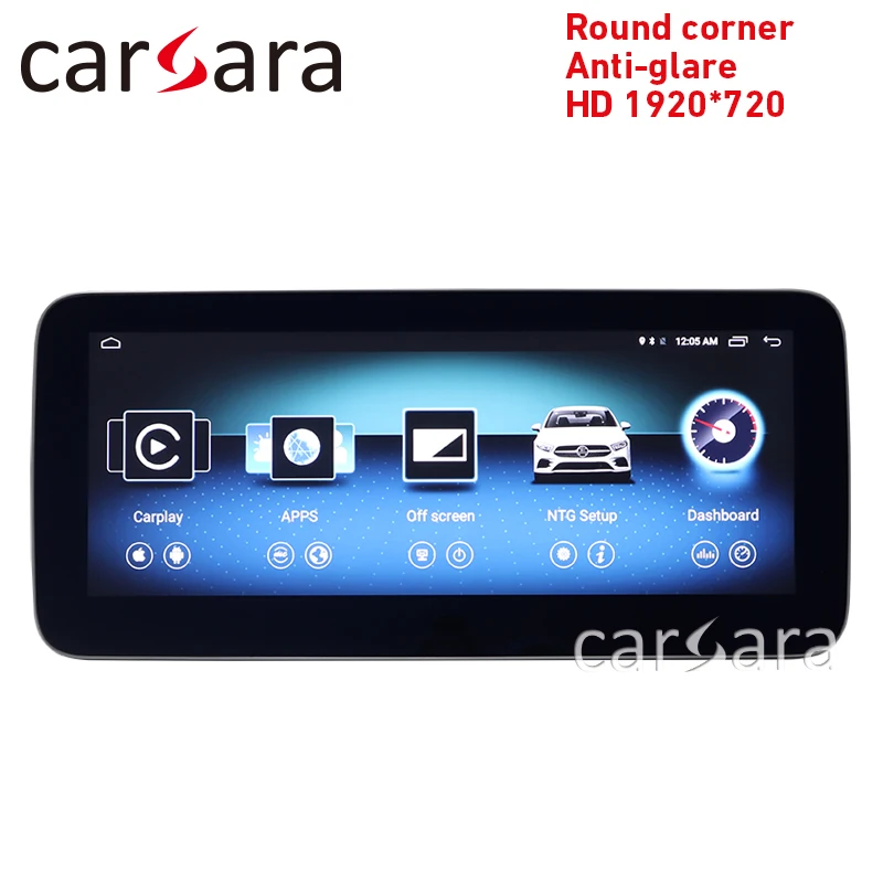 Multimedia player W207 C207 A207 round corner HD 1920 anti-glare touch screen 10.25" 4G ram monitor GPS Navigation stereo radio |