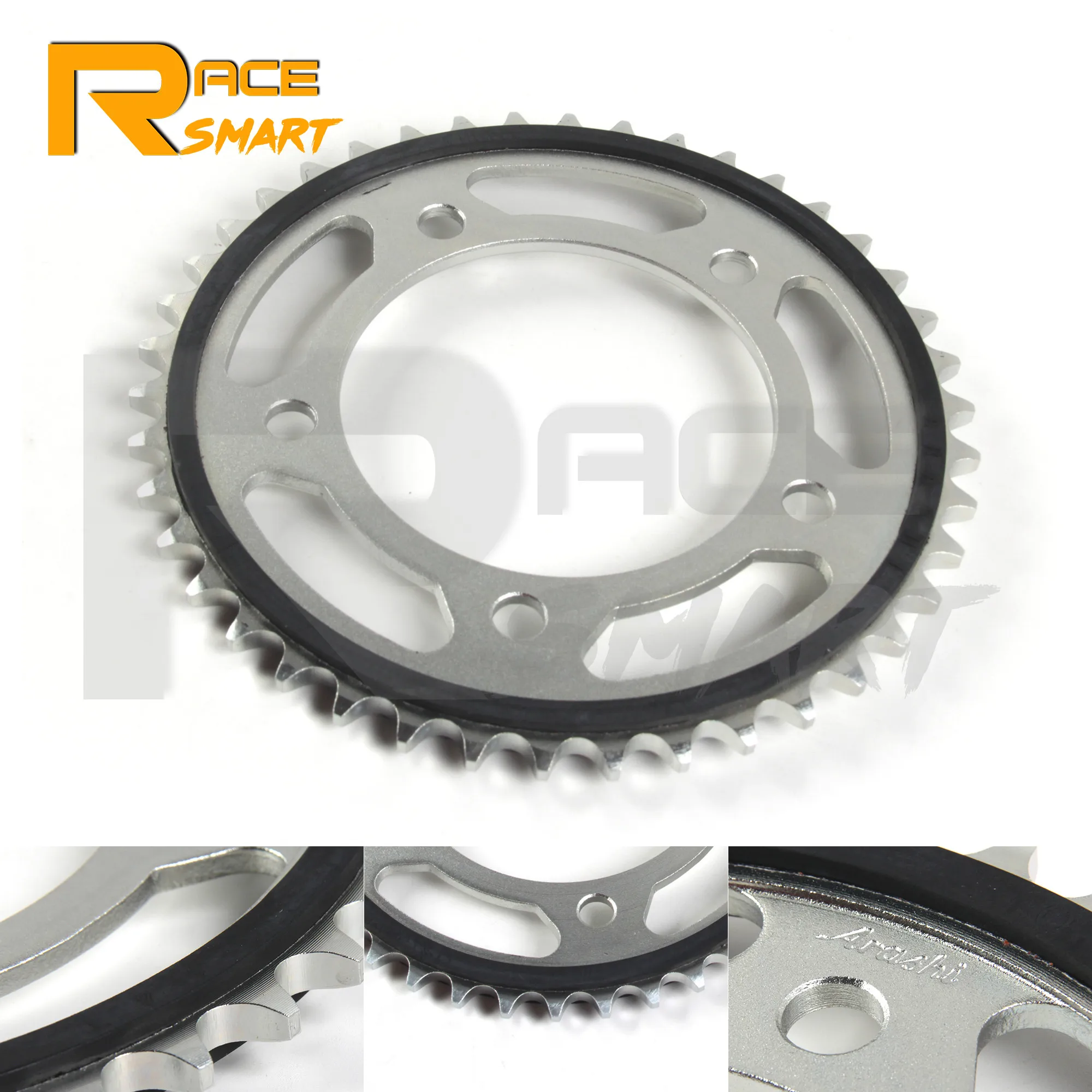 Motorcycle 525 Pitch 42T Rear Sprocket Rubber Cushioned For HONDA CB600 CB600S CB600F Hornet 2000-2003 2001/ CBR650R 2019-2020 | Автомобили