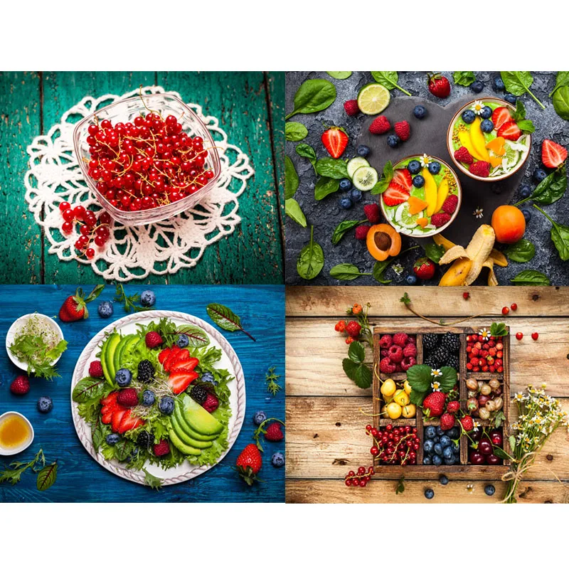 

5D Diy Diamond Painting Home Room Scenery Beauty Fruits Foods Cross Stitch Full Drill Embroidery Cute Handmade Wall Decor Gift