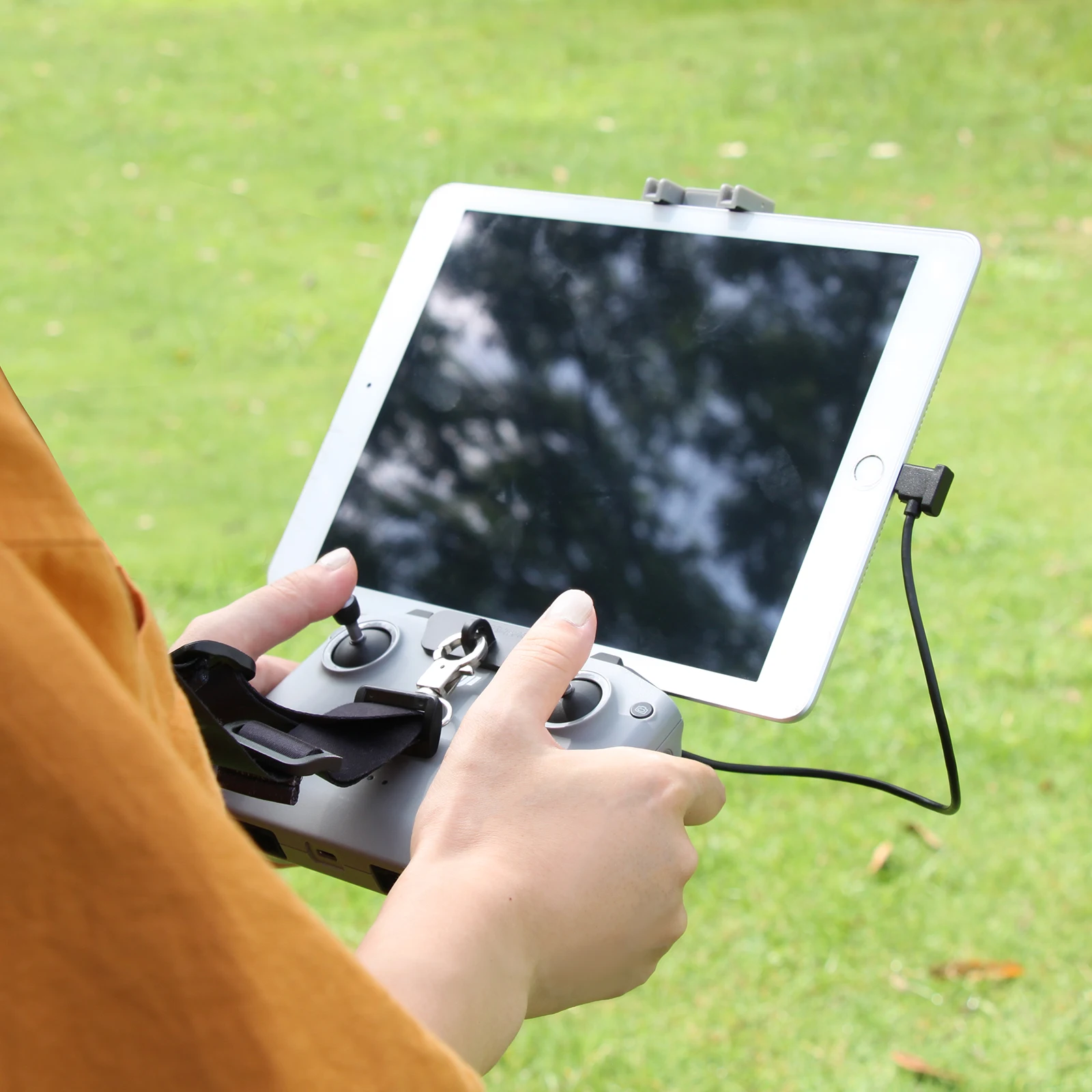 folding disassembly free bracket for dji mavic air 2s tablet holder remote control phone ipad holder for dji mini 2 accessories free global shipping