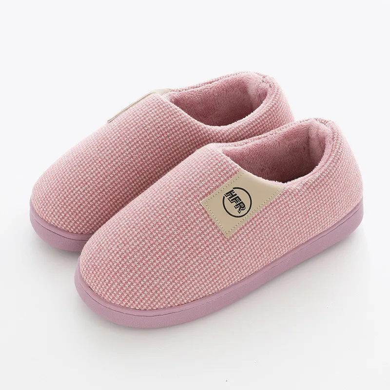 aspic lizi Winter Warm Shoes Woman Men Indoor Slippers Soft Plush Lovers Home Floor Slipper Anti-slip Ladies Bedroom Slides SH08212 - Цвет: aspic lizi