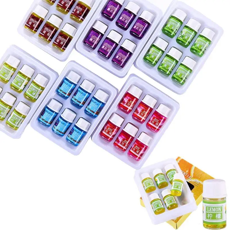 Эфирные масла для ароматерапии 6 шт./компл. диффузоры массажные ароматные