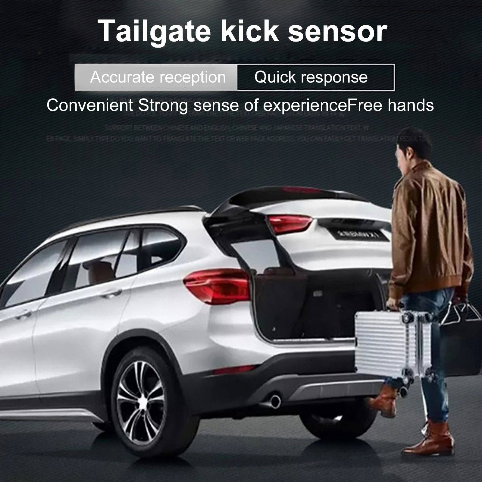 

Trunk Boot Sensor One Foot Activated Trigger Hands-free Car Tailgate Opener Foot Trigger Auto Electric Tail Gate Kick To Door