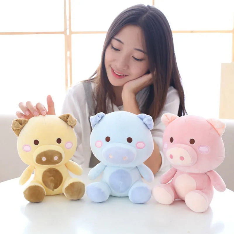 Мягкая мультяшная игрушка в виде животных милая плюшевая Свинки мягкая кукла Kavaii